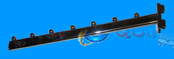 7 Beaded Downslopping Clothes Hook